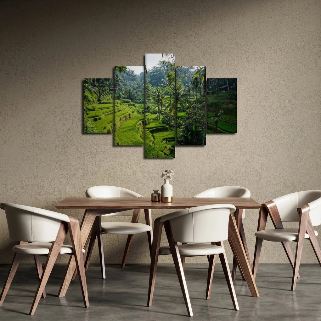 Kép a rizs teraszokról, Tegalalang, Bal (150x105 cm)