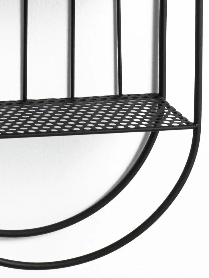 Joshua fekete fali polc - Tomasucci