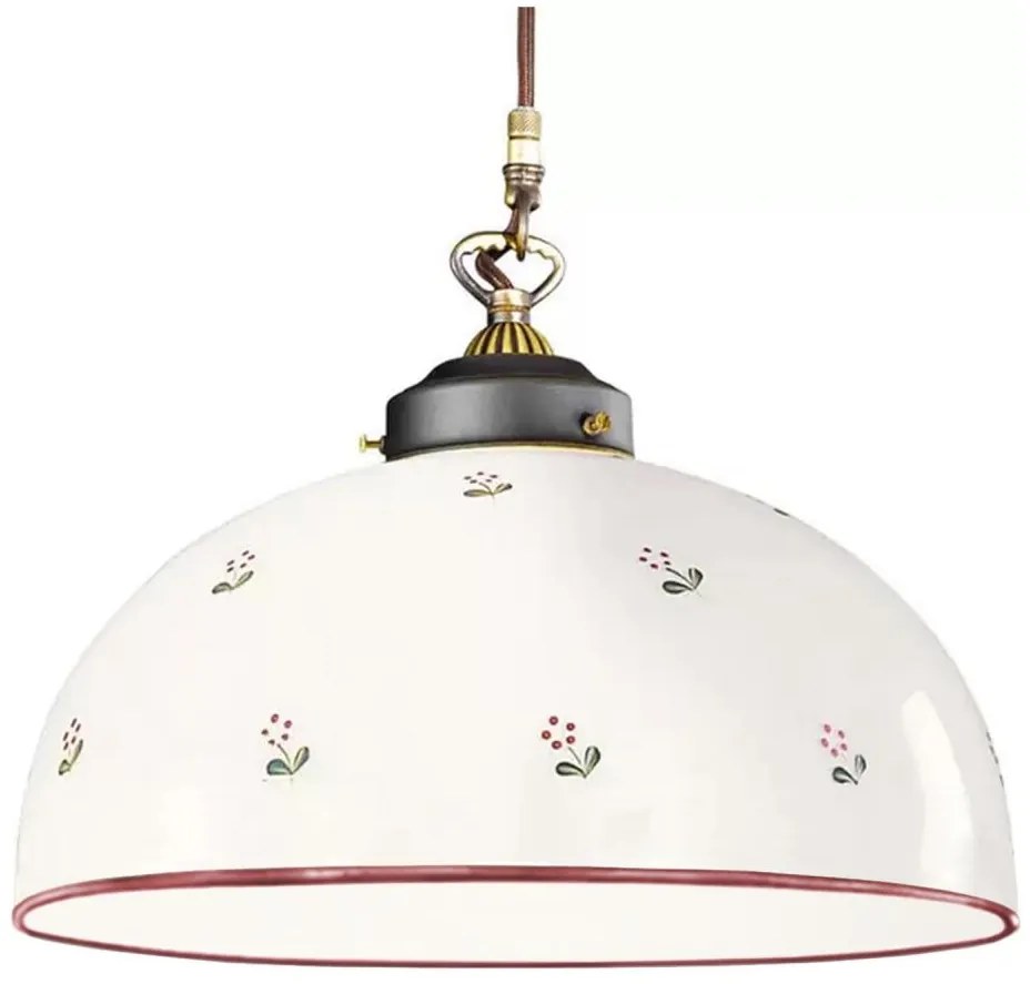 Kolarz 731.32.77 - Csillár zsinóron NONNA 1xE27/75W/230V átm. 36 cm piros