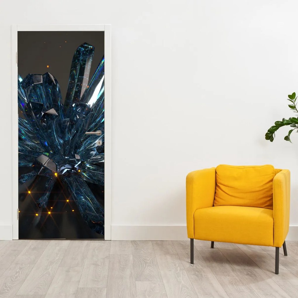 Fotótapéta ajtóra - Kristály (95x205cm)
