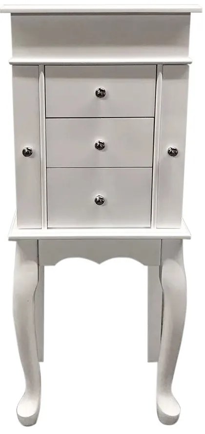 Ékszertartó szekrény, fehér