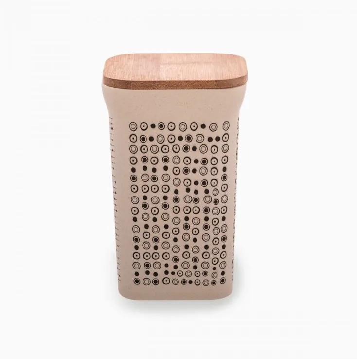 Lunasol - Szögletes tároló doboz fedéllel 1420 ml - Bamboo Fiber (593061)