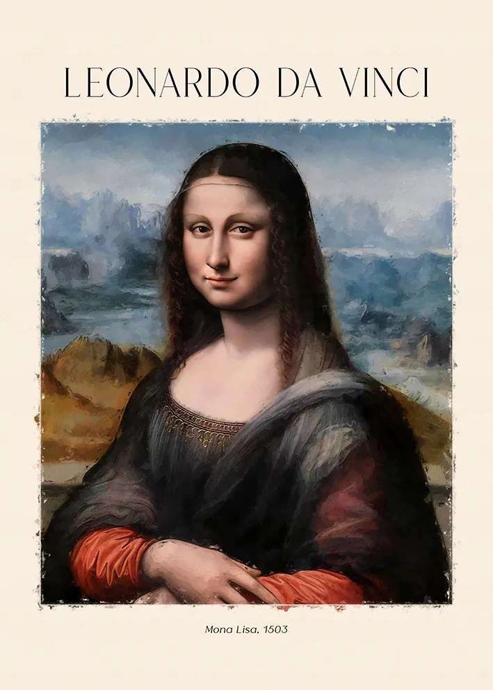 Leonardo Da Vinci Mona Lisa Poszter 30x40cm #405