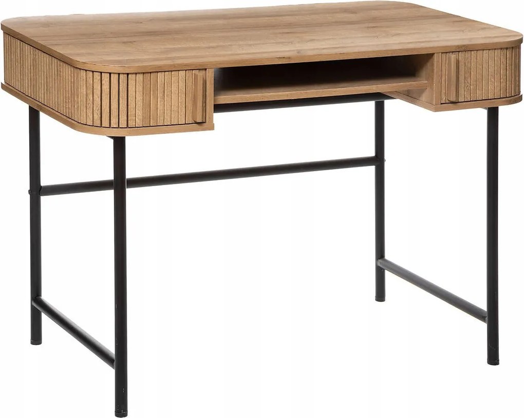 Íróasztal Polcokkal Mdf elegáns modern íróasztal Munkalap 105 cm