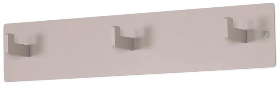 Szürkésbarna fém fali fogas 50 cm Leatherman – Spinder Design