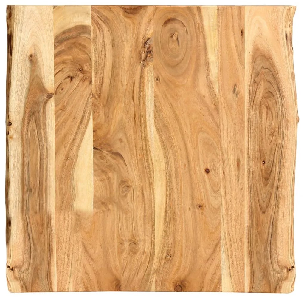tömör akácfa asztallap 58 x (50-60) x 2,5 cm