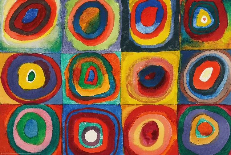 Plakát Concentric Rings, Wassily Kandinsky