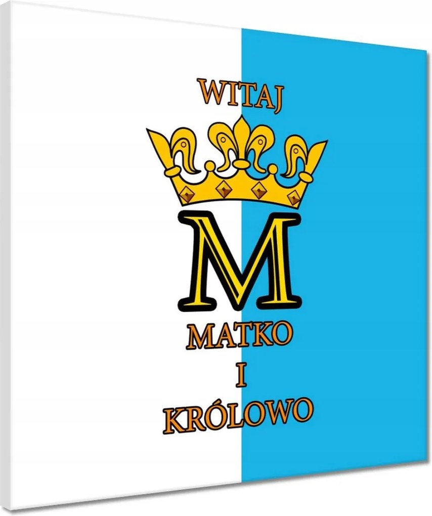 Vászonkép 40x40 Helló Anya és Királynő