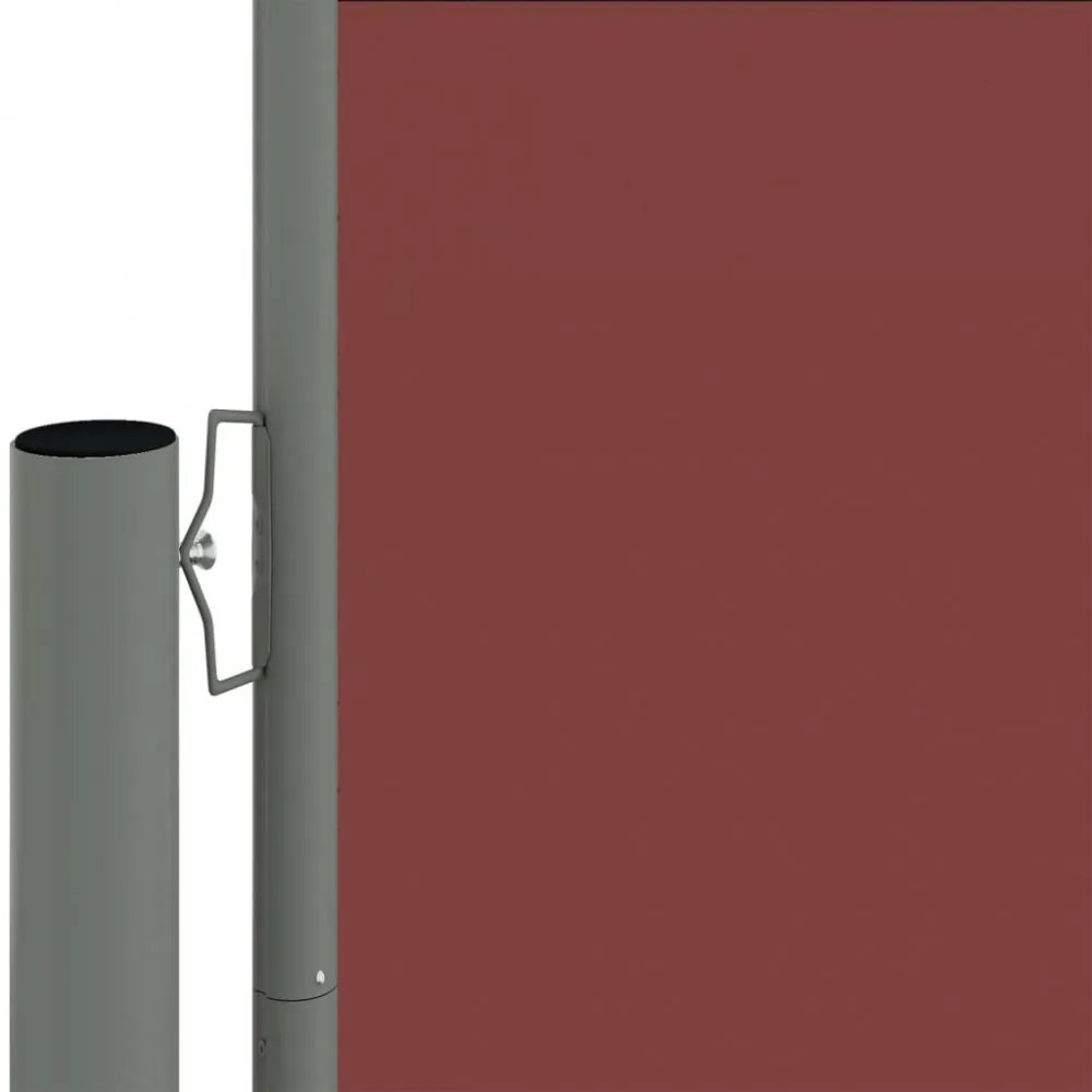 barna behúzható oldalsó napellenző 200 x 1200 cm