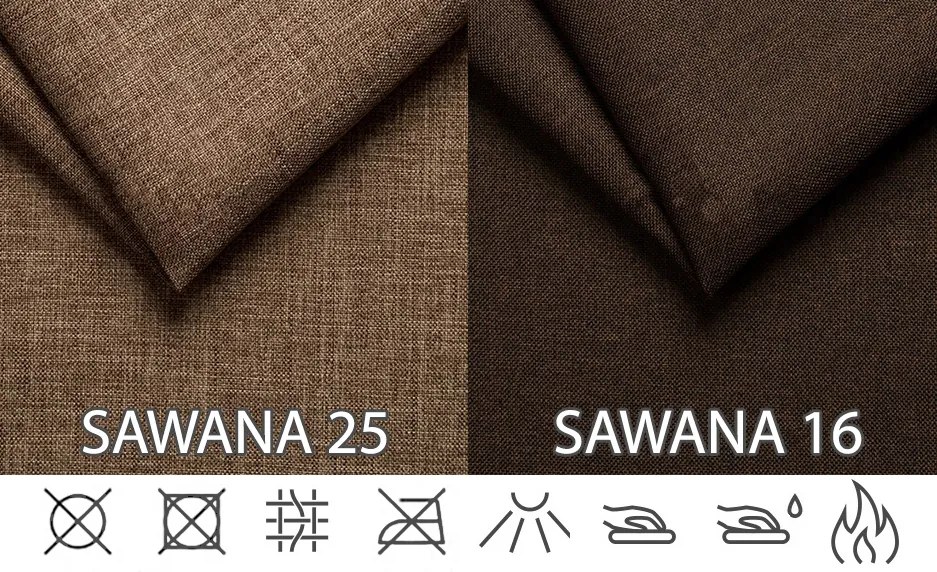 U-alakú sarok kanapé Lamont (barna sötétbarna) (B). Akció -17%. 616086