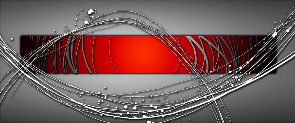 Absztrakt kép (120x50 cm)