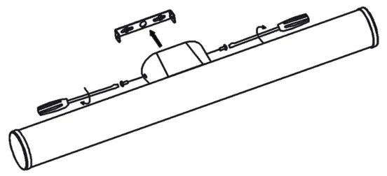 Top Light - LED Fürdőszobai tükörmegvilágítás MADEIRA LED/8W/230V 40 cm IP44