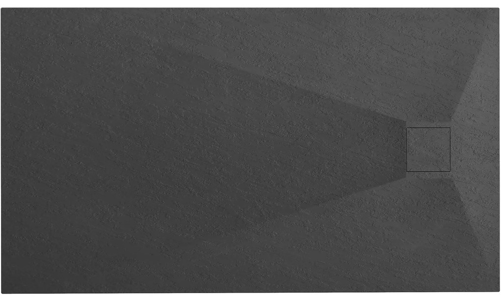 Zuhanytálca Magnum Black 120x80