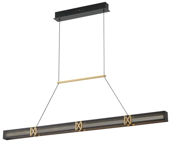 LED Csillár zsinóron LED/21W/230V 3000K 45x120 cm