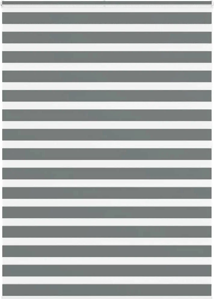 vidaXL zebrafüggönnyel sötét szürke szövetszélesség 155,9cm poliészter