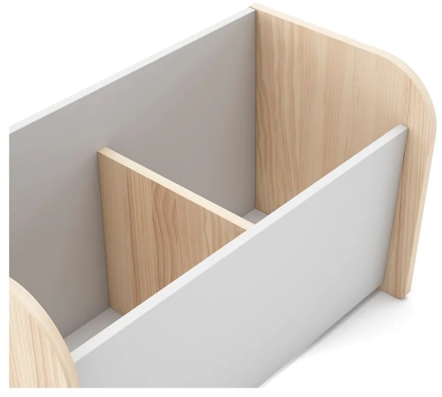 Fehér gyerek könyvespolc 70x42 cm Esteban – Marckeric