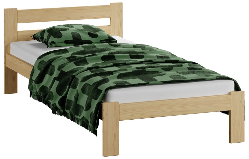 Fa ágy 90x200 VitBed Akio fenyő
