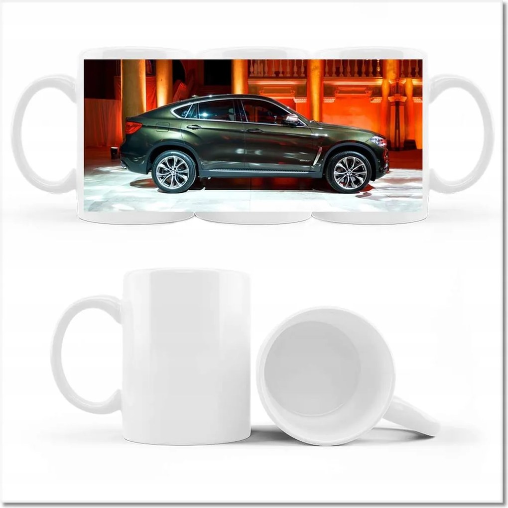 Bmw X6 fényképes bögre Autó