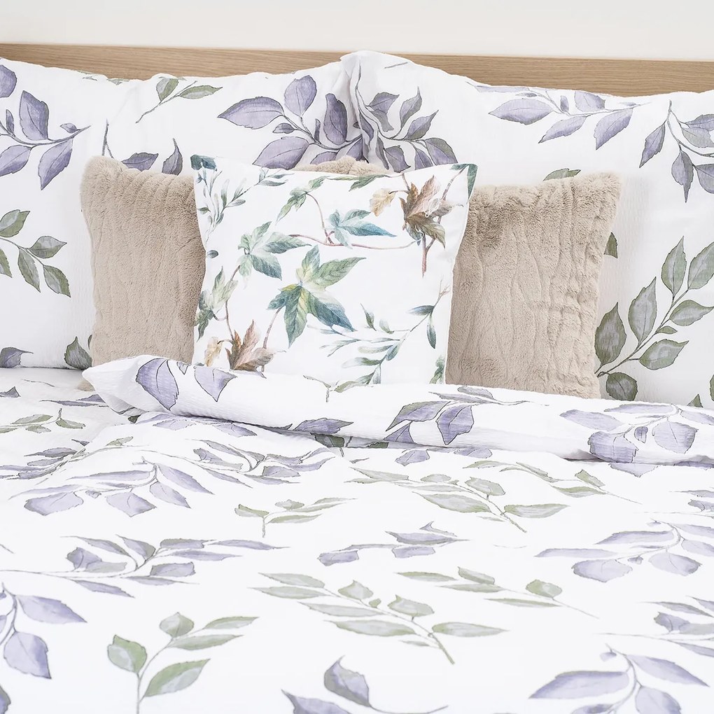 4Home Soft Leaves krep ágyneműhuzat, 140 x 200 cm, 70 x 90 cm, 140 x 200 cm, 70 x 90 cm