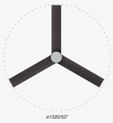 FARO 34291-1TW - LED Dimmelhető ventilátor CRUISER LED/20W/230V 2700/4000/6500K + távirányító