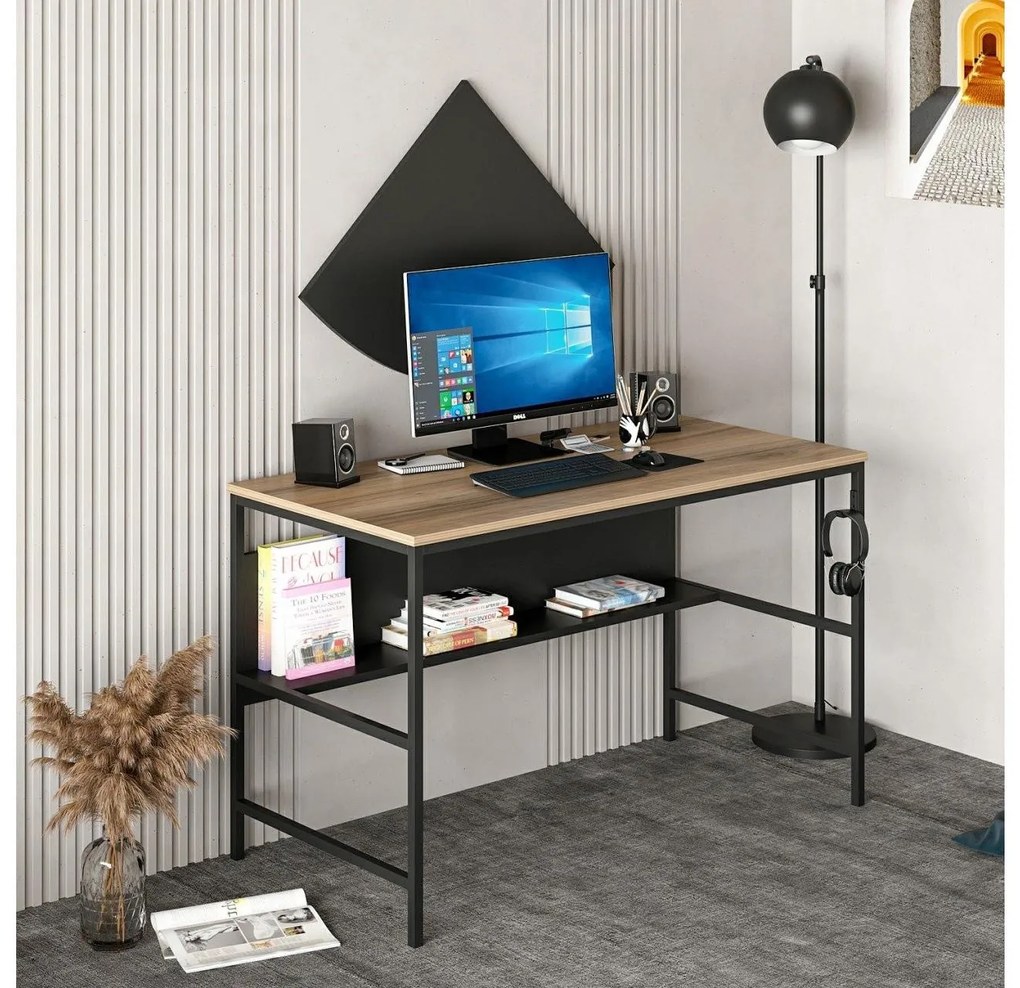 PC asztal Grana (arany + fekete). 1088791