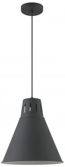 Lámpa Mennyezeti lámpatest GIANNI L,8136,AC220-240V,50/60Hz,1*E27,max.40W,IP20,átmérő 32cm,egyes,fekete