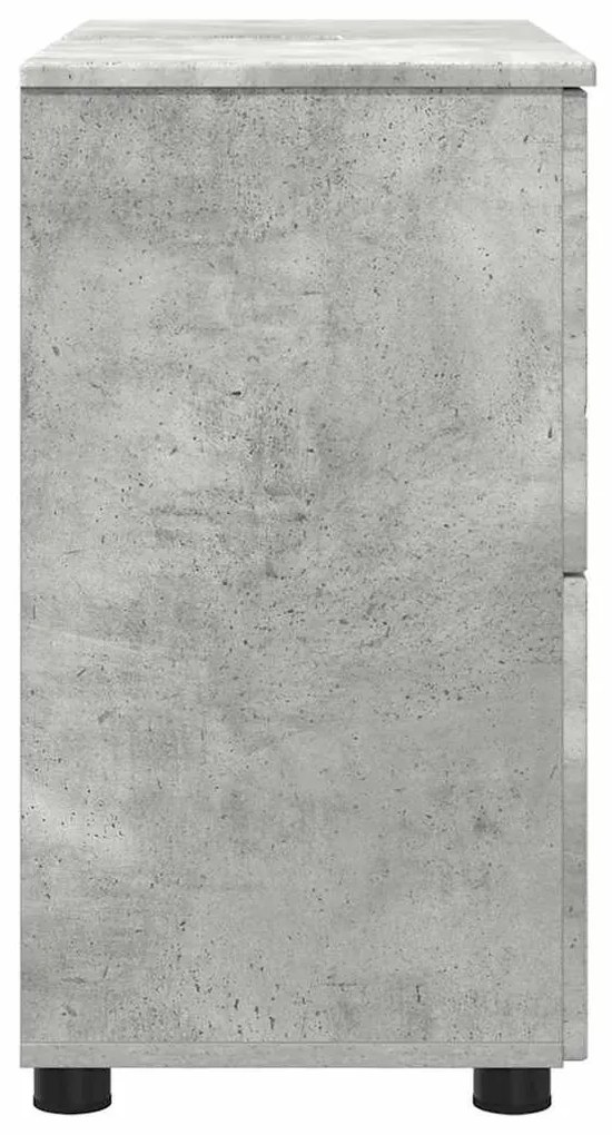 Fürdőszoba Székény Beton szürke 76.5 x 35 x 64 cm Faanyag