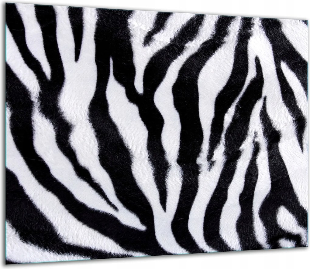 7in1 Üveg Tűzhelyvédő Főzőlap 60x52 Zebra