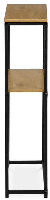 Tárolóasztal 70×70 cm, MDF, natúr fa OAK