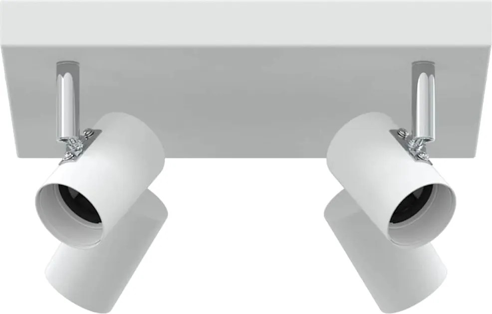 vidaXL Mennyezeti spotlámpa Fehér 26,5 x 26 x 11,5 cm Fém