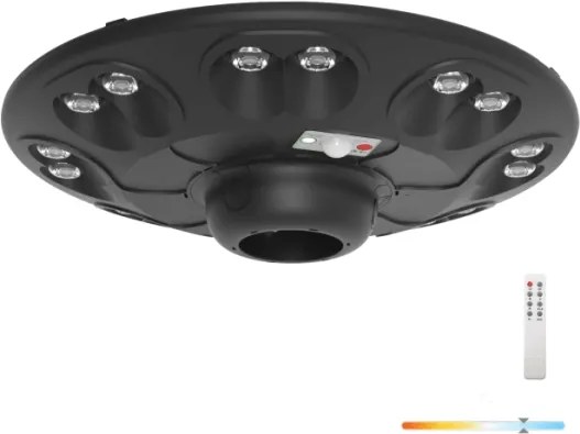 Napelemes LED utcai lámpa mozgásérzékelővel LUVIA LED/15W/3,2V 6500K IP54 5400 mAh+távirányítóval