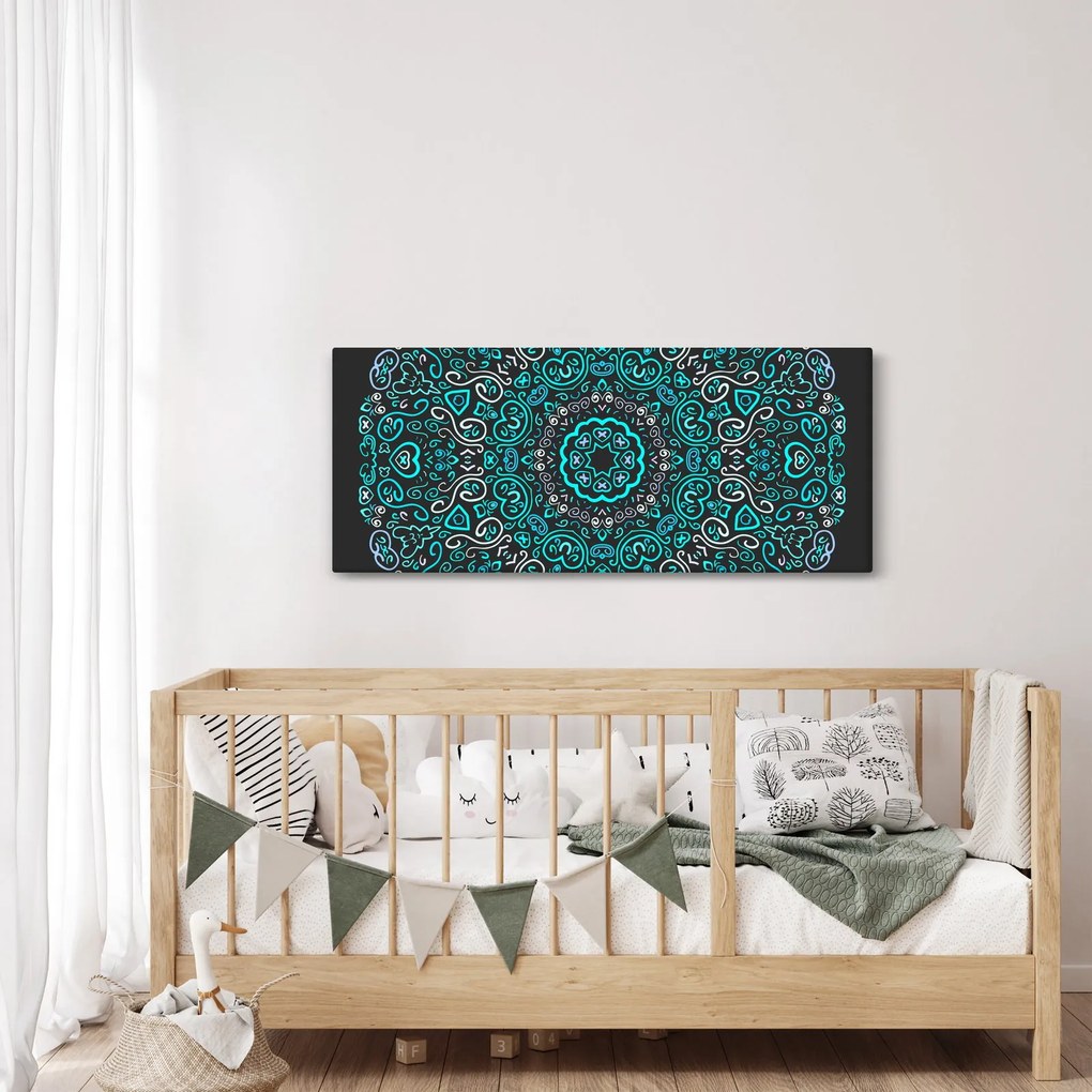 A díszítő absztrakció képe (120x50 cm)