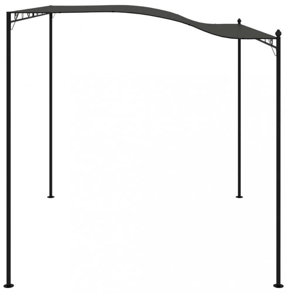 antracitszürke napellenző 3 x 2,4 m