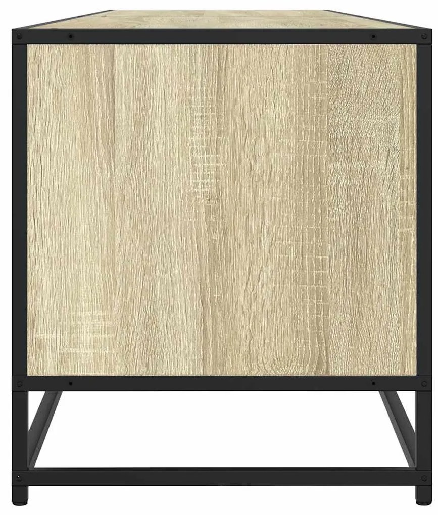 sonoma tölgy színű szerelt fa TV-szekrény 180,5 x 40 x 46 cm