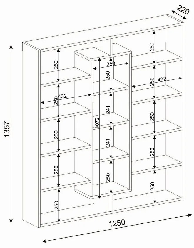 Ample Walnut könyvtár