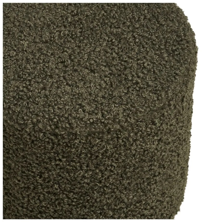 Zöld buklé puff Ejby – House Nordic