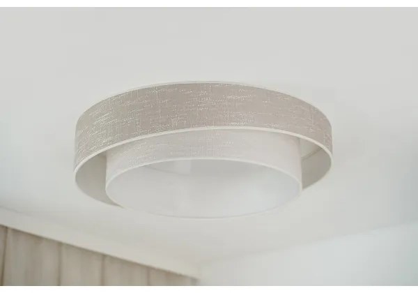 Brilagi - LED Mennyezeti lámpa DOVER SHINE LED/26W/230V átm. 60 cm szürke/krémes