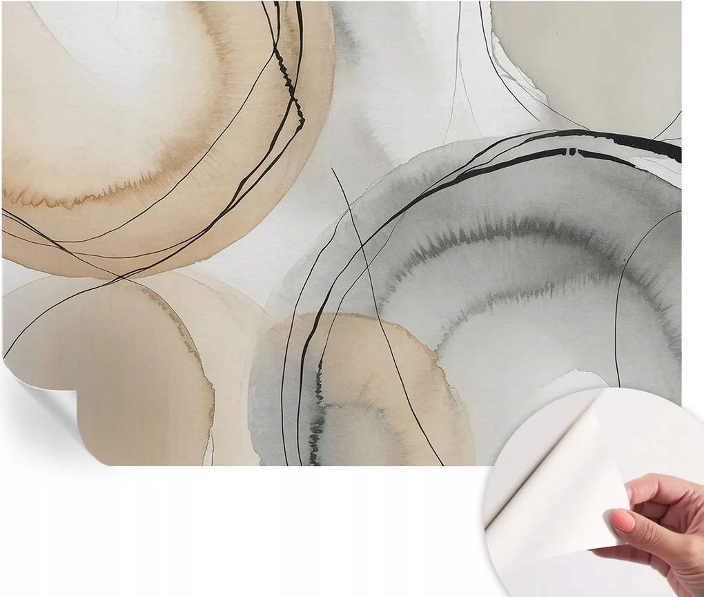 Dekoratív öntapadós tapéta Divatos minták Geometriai harmónia 152x104