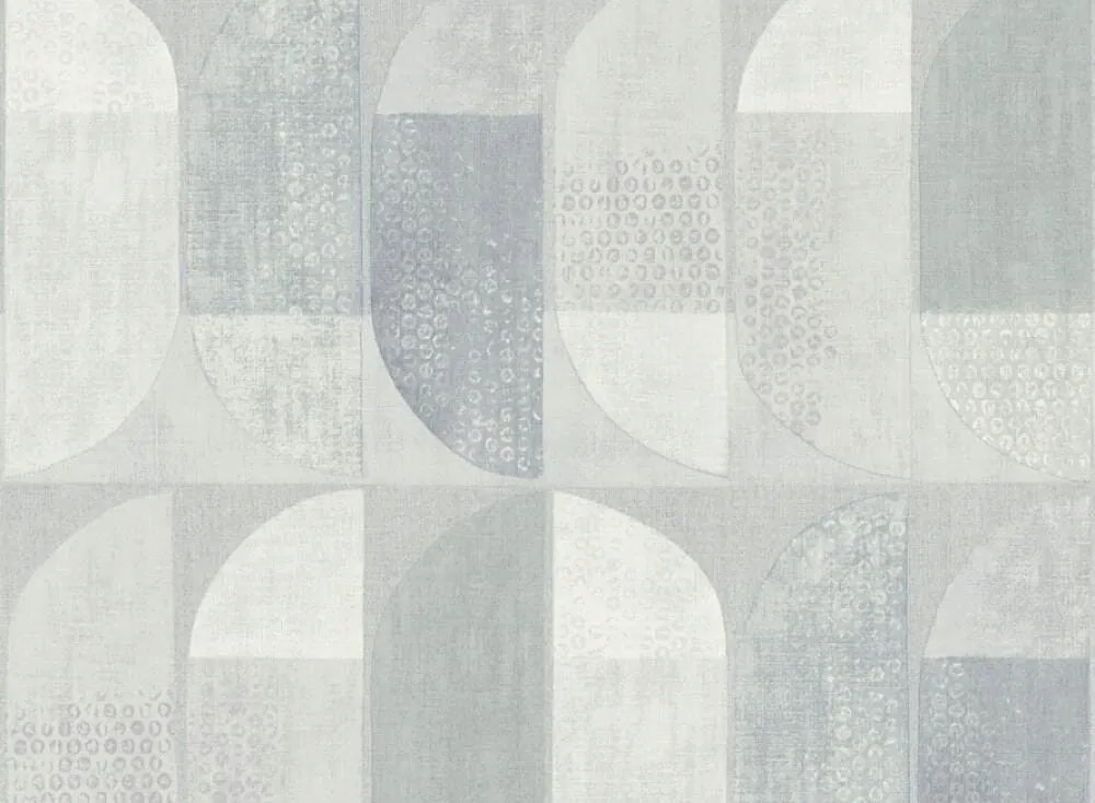 Szürke Tapéta Hygge Stílusban Geometriai Minták Vinil Absztrakt