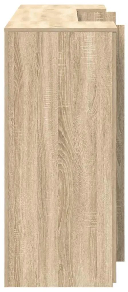 recepciós pult sonoma tölgy 180x50x103,5 cm szerelt fa