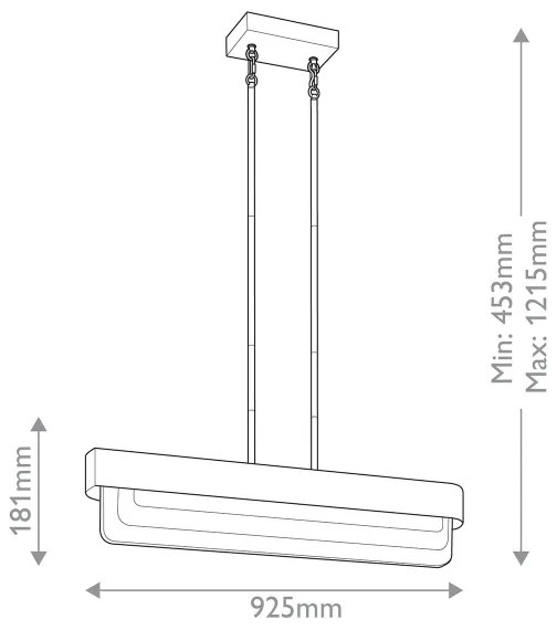 Kichler KL-SERENE-LED-LP-92-NBR - SERENE rúdra szerelt LED csillár LED/40W/230V arany