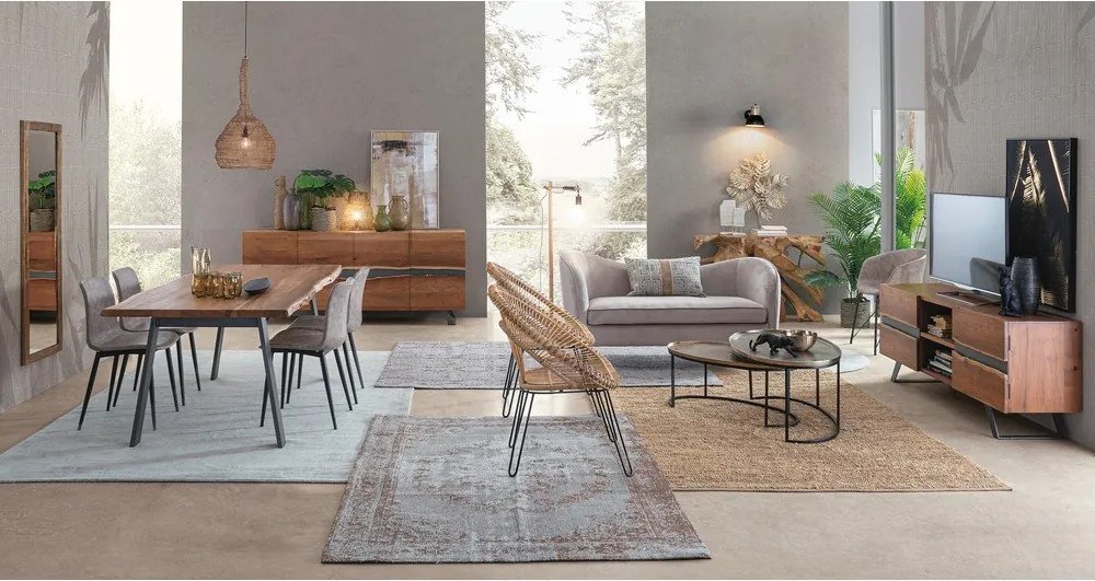 Sárgaréz színű acél függőlámpa Amish – Bizzotto