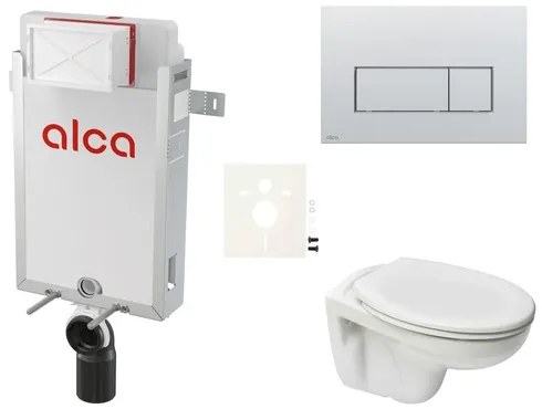Fali WC szett Alca befalazáshoz + Ceramia S-Line Pro WC SIKOAP9