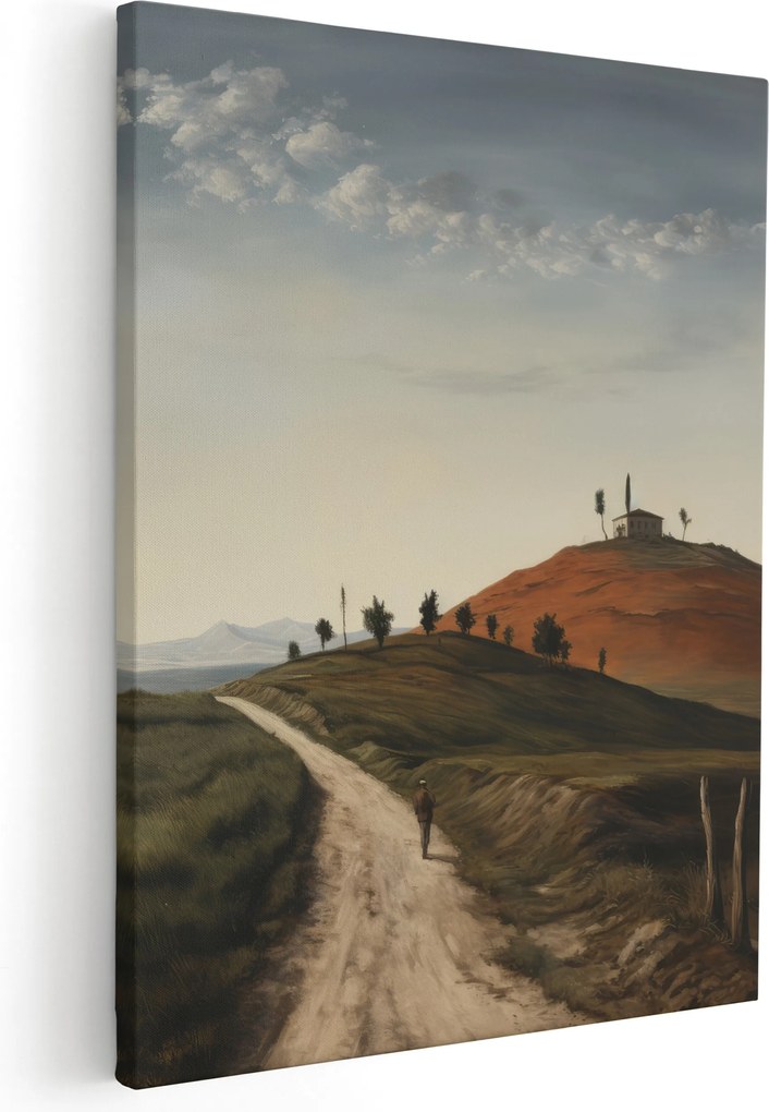 Vászonkép Falikép Olajfestmény Kilátás Hegy *többféle minta