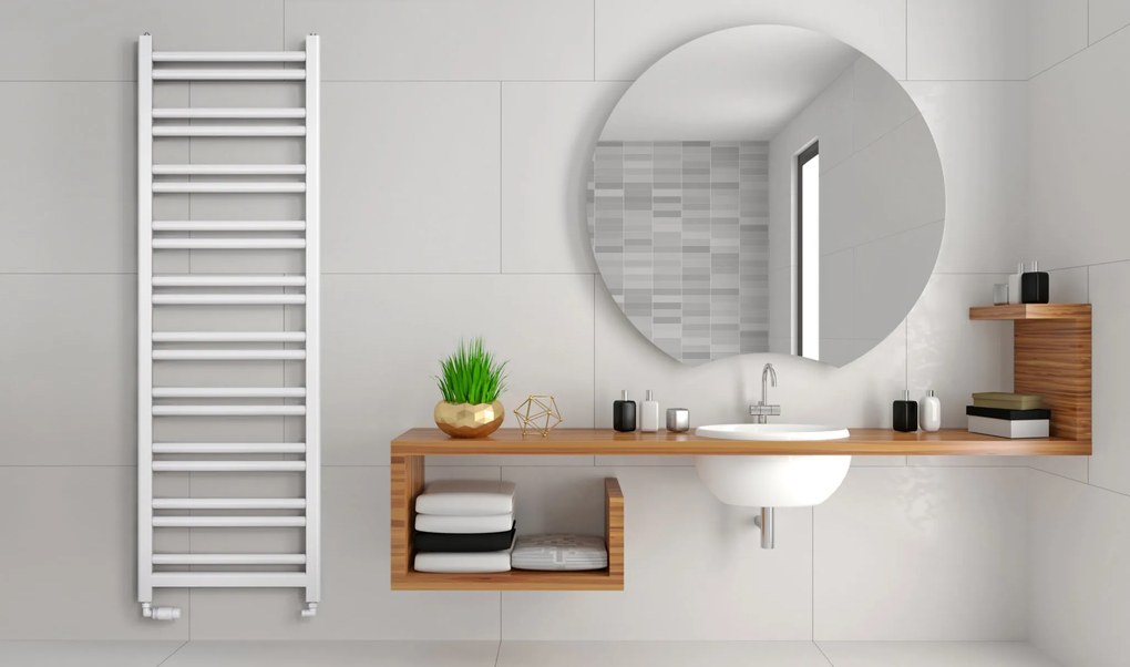 Regnis Retro, fűtőelem 540x1100mm, 487W, matt fekete, RETRO110/50/D500/FEKETE