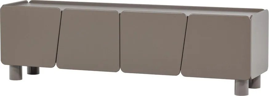 Barna borovi fenyő TV-állvány 200x58x45 cm Root – WOOOD