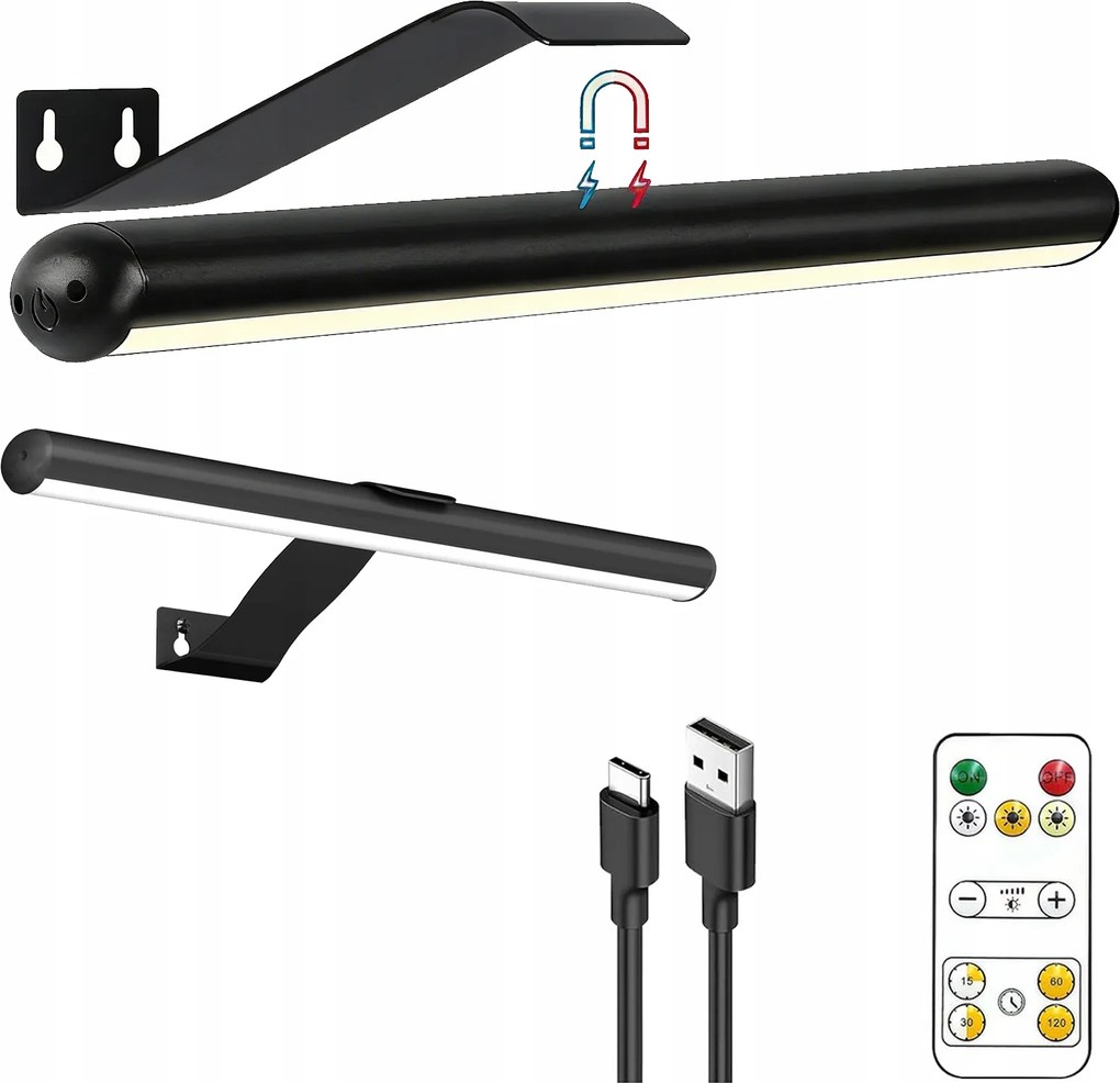 Vezeték nélküli Led fali lámpa képek és dekorációk megvilágításához 30cm