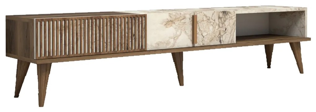 Milan White Marble TV-állvány