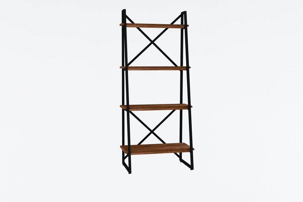 könyvespolc Alaro - Walnut