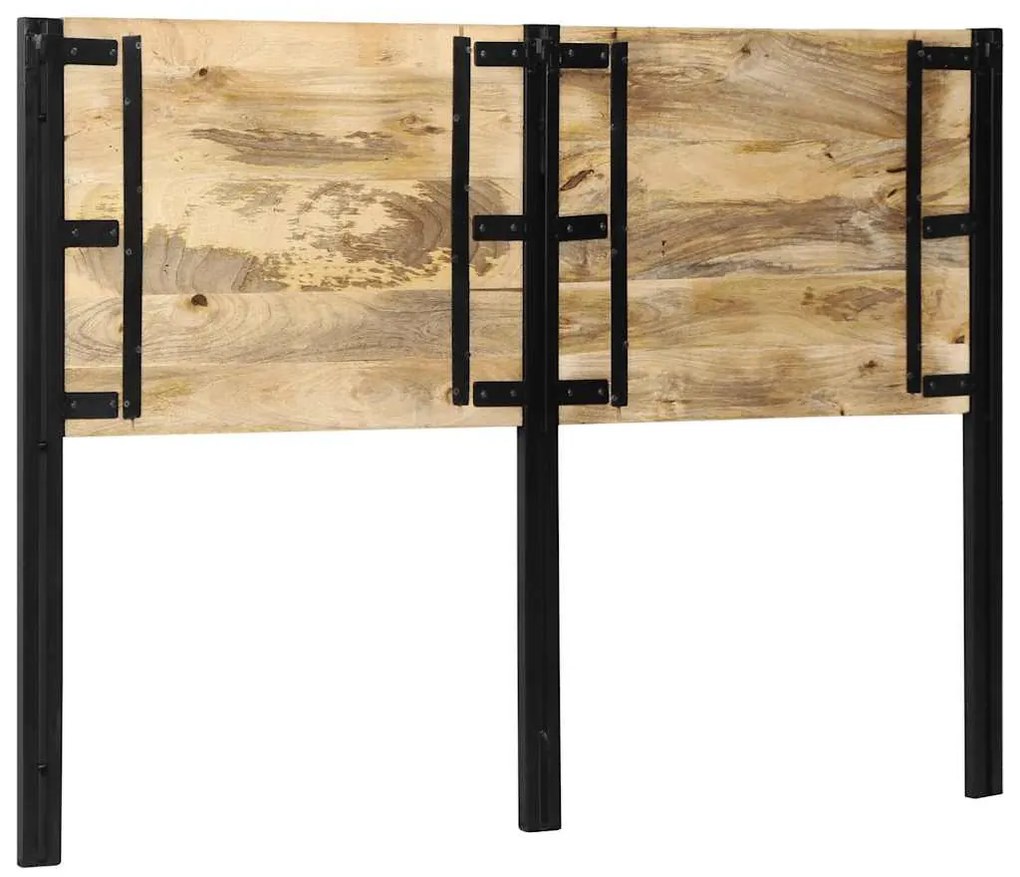 tömör fa mangó és vas fejtámla 140 cm